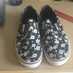 Floral Slip-on Vans